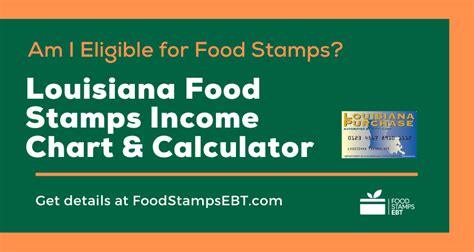 Louisiana food stamp calculator. Households that are already eligible for the maximum benefit amount will receive an extra $95 per month. Additionally, households that are close to the maximum will be guaranteed emergency allotments of $95 per household. For the maximum SNAP benefits by household size for 2022, see the table above. 