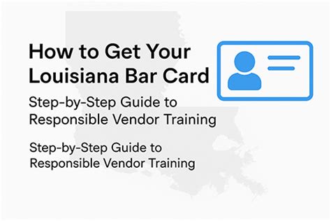 Louisiana responsible vendor.  We provide the necessary training classes for ...