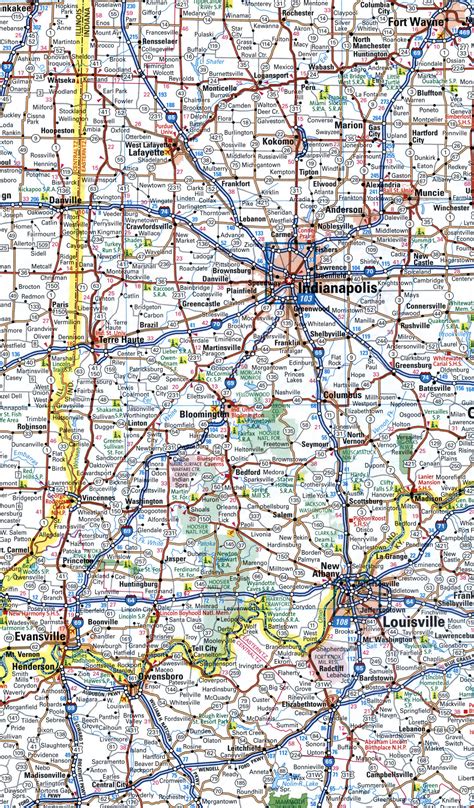 The total driving time is 1 hour, 47 minutes. Your trip begins in Indianapolis, Indiana. It ends in Louisville, Kentucky. If you're planning a road trip, you might be interested in seeing the total driving distance from Indianapolis, IN to Louisville, KY. You can also calculate the cost to drive from Indianapolis, IN to Louisville, KY based on .... 