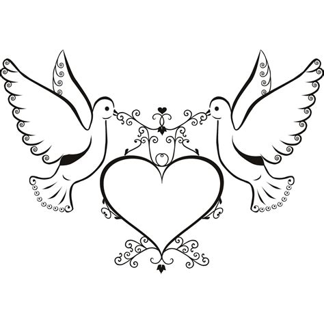 Love Doves Clipart