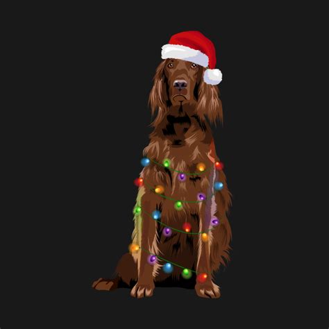 Love Irish Setter Christmas Irish Setter Mom Dad Christmas Buffalo ...