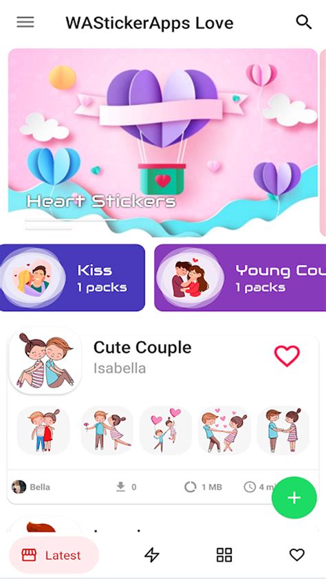 Love Sticker WAStickerApps APK Download for Android 