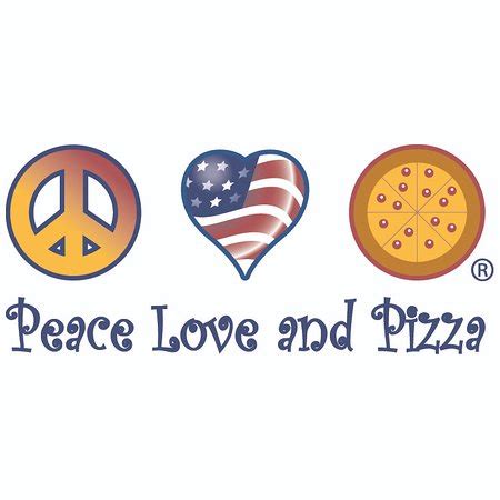 Love peace and pizza woodstock. 