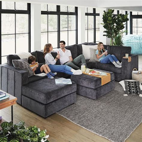 Available in a large variety of shapes, sizes and colours, our sectional sofas can be picked for your perfectly imagined space. Whether you are looking for a compact option for your apartment space, a modular sectional, a triple seater option for your home mates or a larger multi-seater sectional for your family needs, Leon's has the ideal ...