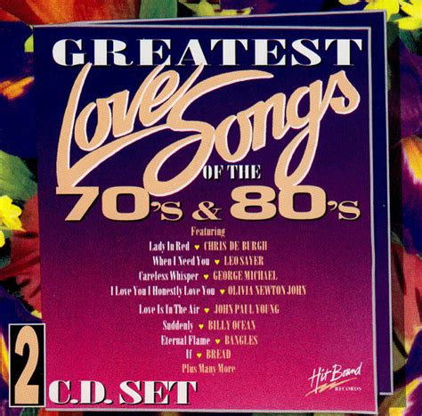 Get all the lyrics to songs on Greatest Pop Love Songs Of The ’70s And ’80s and join the Genius community of music scholars to learn the meaning behind the lyrics.. 