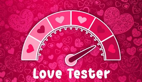 Dec 13, 2023 · Love Tester: Test Your Love Percentage. Love Tester is a fun Android application that allows you to test the percentage of love between two individuals. It provides entertainment by calculating and displaying the love score based on a numeric algorithm. The app is designed for entertainment purposes only and does not intend to harm the user's ... .