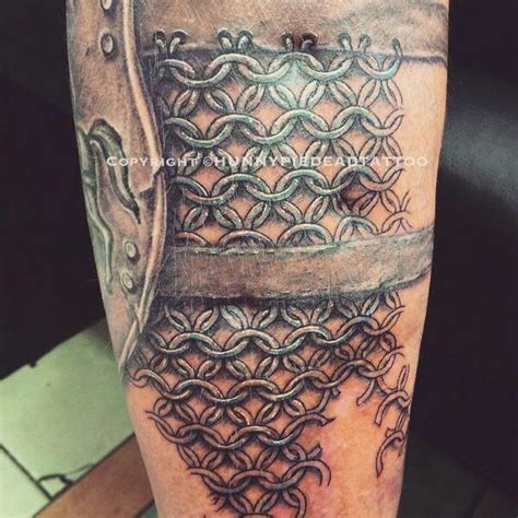 Love the Chainmail! Body Art Tattoos, Hand Tattoos, Sleeve Tattoos