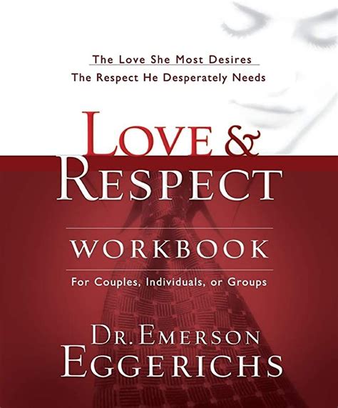 Read Love And   Respect Workbook The Love She Most Desires The Respect He Desperately Needs By Emerson Eggerichs