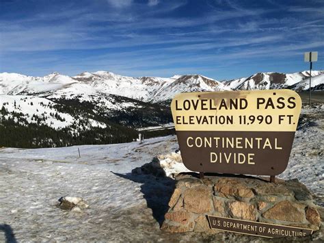 About Loveland Pass History of Loveland Pass. Loveland Pass and the city of Loveland are both named after the president of the Colorado Central Railroad, William A.H. Loveland. Loveland wanted a wagon road connecting Denver with the mining town of Leadville, and in 1869, he opened the part of the road that is now Loveland Pass.. 