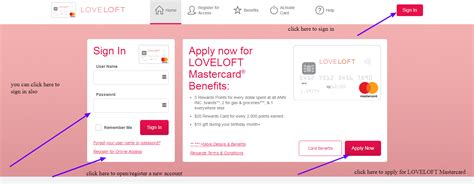 Loveloft mastercard login. Total Time: 2 Minutes Cost: $0.00. LOFT Rewards Available On SoLoyal. Step #1 Open SoLoyal: Head to the SoLoyal website. Step #2 Select LOFT: Select LOFT from the list of SoLoyal supported loyalty programs. Step #3 Join Comenity EasyPay: You'll have the option of joining Comenity EasyPay.You can also link your existing account. 