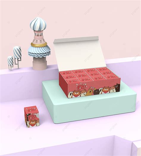 Lovely Light Color Blind Box Prototype Template Download on Pngtree