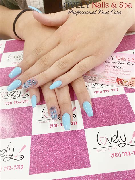 Lovely nails grand forks. 169 reviews for Angel Nails & Spa 3251 32nd Ave S Suite E, Grand Forks, ND 58201 - photos, services price & make appointment. 169 reviews for Angel Nails & Spa 3251 32nd Ave S Suite E, Grand Forks, ND 58201 ... Acrylic nails: Gel manicures: Manicure: Nail art: Pedicure: Nail design for anything’s … View more 