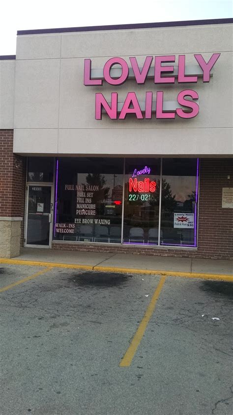 Utilize the Lovely Nails business profile in Rockford , IL . ... 2410 S ALPINE RD STE 4 ROCKFORD, IL 61108 Get Directions (815) 227-0216. Business Info. Founded 2003; Incorporated ; Annual Revenue $47,514.00; Employee Count 2;. 