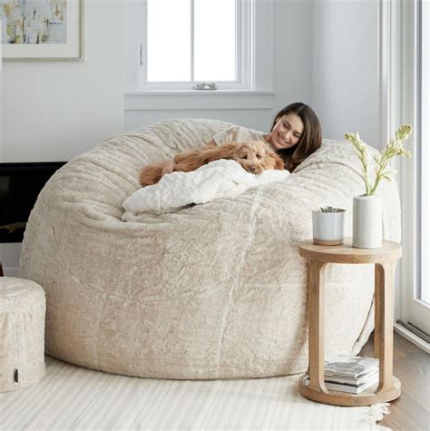 Lovesac bean bag chair. Here are the reasons to consider CordaRoy’s bean bag chair as a Lovesac bean bag alternative: The CordaRoy’s bean bag chair is unique in that it converts into a bed. The sizing of the CordaRoy’s bags is based on the equivalent mattress size, once removed from the cover. They offer soft, faux fur cover options. It comes with a lifetime ... 
