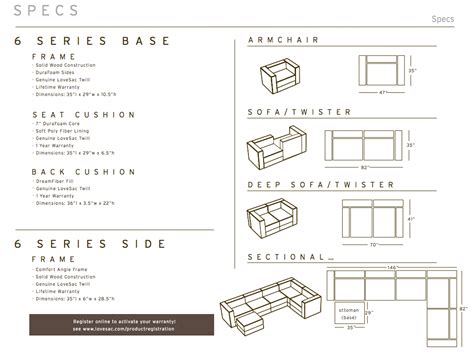 Lovesac dimensions. Lovesac is an American furniture retailer, specializing in a patented modular furniture system called Sactionals. Sactionals consist of two combinable pieces, “Seats” and “Sides,” as well as custom-fit covers and associated accessories. Lovesac also sells Sacs, a bag seat filled with a proprietary foam mixture. ... 