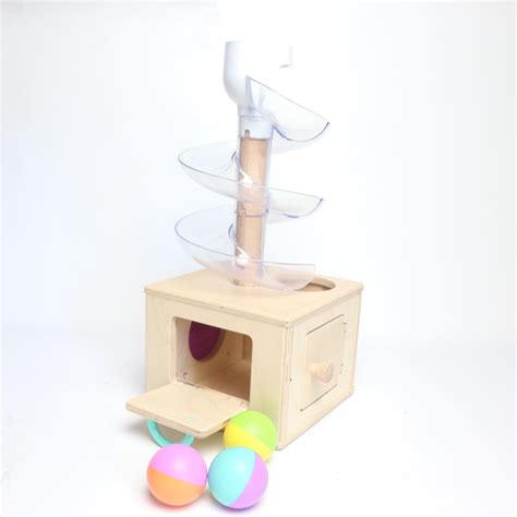 Lovevery ball drop. Lovevery Slide and Seek Ball Run. $40.00. $60.00. Sold out. Shipping calculated at checkout. Pay in 4 interest-free installments for orders over $50.00 with. Learn more. Sold out. Balls roll down and disappear into a wooden box—a fun lesson in object permanence! 
