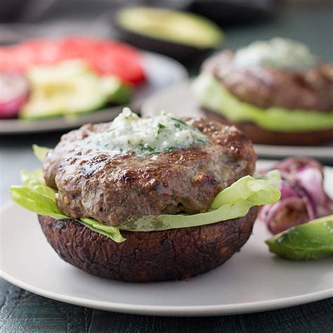 Low Carb Blue Cheese Burgers (Keto Buns)- Low Carb Maven