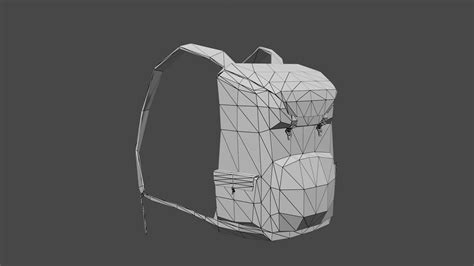 Low Poly Backpack by 3D_Prime - Thingiverse