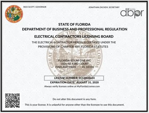 Low Voltage Prov© FL County License Florida Contractor License