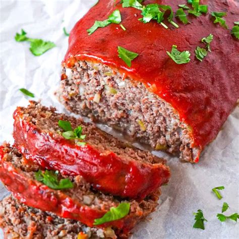 Low carb meatloaf. Remove from heat and set aside until ready to use. Preheat the oven to 350 degrees F and line a 9” x 5” loaf pan with parchment paper. Add the beef, beaten eggs, tapioca flour (or almond flour for low carb meatloaf), dried oregano, paprika and sea salt to a stand mixer fitted with a paddle attachment. 