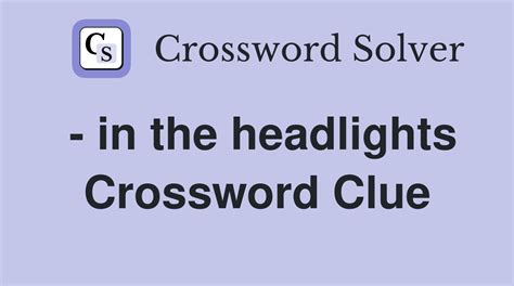 Low headlight setting crossword clue