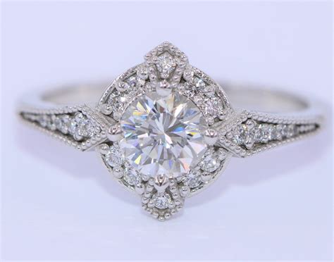 Low profile engagement rings. Check out our vintage low profile engagement ring selection for the very best in unique or custom, handmade pieces from our engagement rings shops. 
