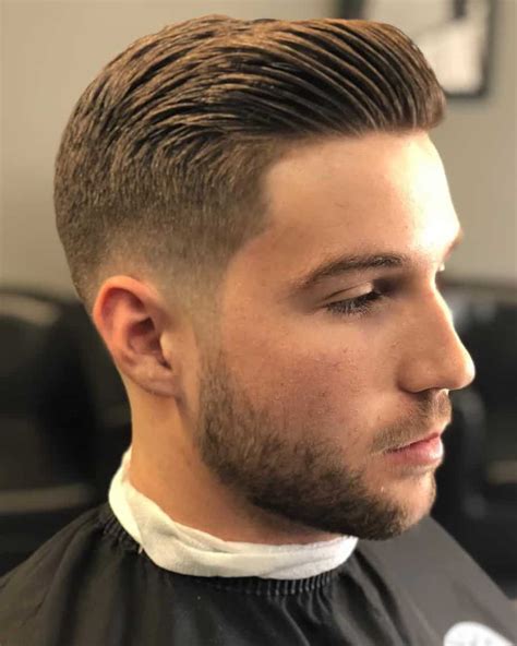 Low taper on the sides. The most popular fade haircuts for boys are the comb over, slick back, faux hawk, pompadour, crew cut, quiff, mohawk, high and tight, side part, man bun and crop top. These taper faded haircuts can be combined with a high, mid or low fade to create an effortlessly cool and classy style. 