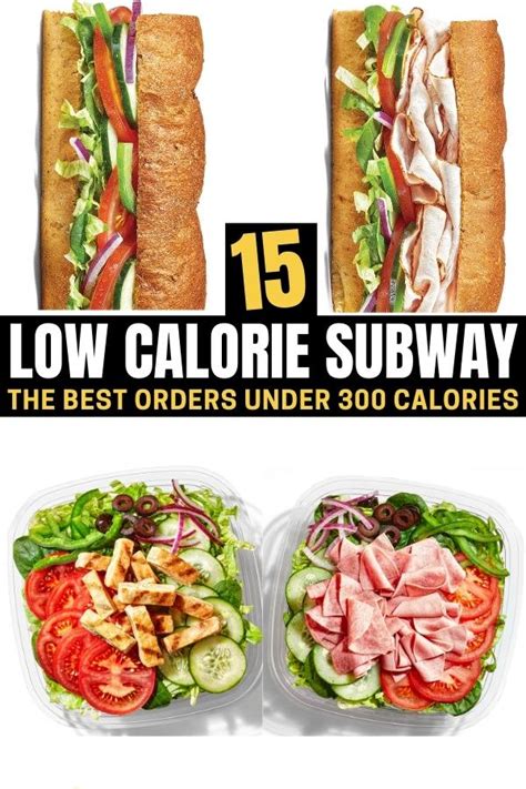 Low-Calorie Subway Food Our Everyday Life