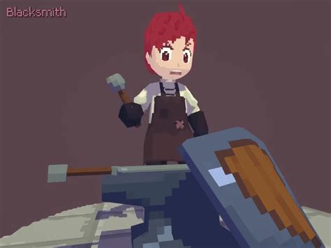 Low-Poly Pixel Art Blacksmith 🔨 : PixelArt - Reddit