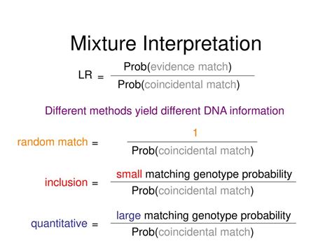 Low-Template DNA Mixture Interpretation: Determining the …