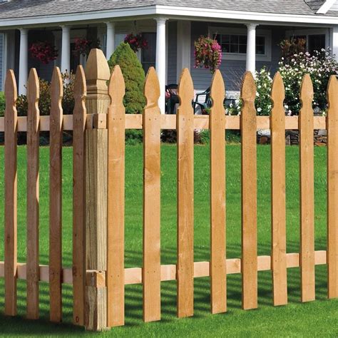 Oasis 6-ft H Palmetto Brown Dog Ear Composite Fence