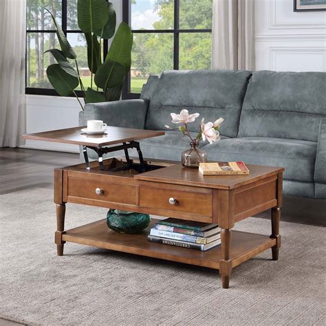 Benzara. Distressed Mango Wood Coffee Table in Round Shape Light Brown Mango Wood Modern Coffee Table. Model # UPT-32181. Find My Store. for pricing and availability. 4. Safavieh. Coffee Table Collection Veneer Mdf Modern Coffee Table. Model # COF6605A. . 
