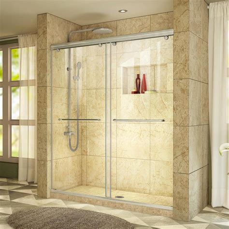 A hanging glass shower door that falls from its track, for example, may shatter quite easily. It is conceivable that some of the exploding shower doors occur because one of the top rollers loosens, causing the door to fall an inch or two, shattering on impact. There have also been cases of shower doors on sliding tracks that shatter if the ...