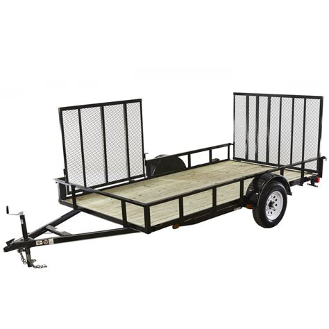 6' x 12' Enclosed Trailer for Sale. Protection, function, and style come together in this midsize Leonard enclosed trailer. At 6 feet by 12 feet, it's the right size for hauling motorcycles, ATVs, snowmobiles, lawn tractors, and other small engine equipment. The E-Z Lube axle and 15-inch tires are rated for a 3,500-pound capacity, carrying the ...