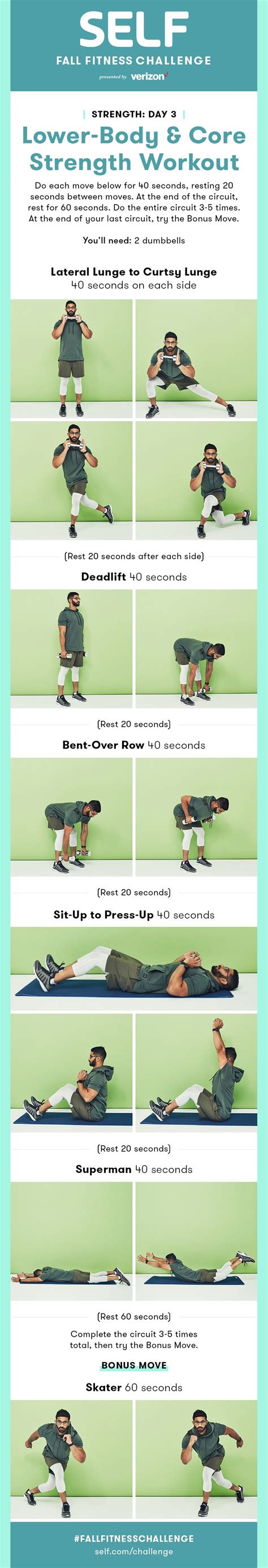 Lower Body and Core Strength Workout