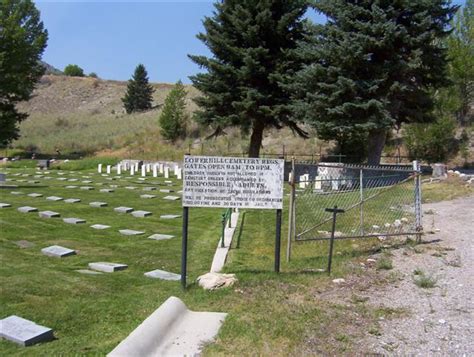 Lower Hill Cemetery Anaconda, Montana Ever Loved