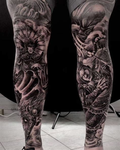 Lower Leg Tattoos for Men Half sleeve tattoos for guys, Cool half