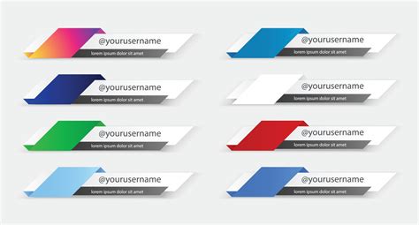 Lower Third Vector Art Icons And Graphics For Free Download