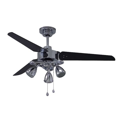 Transitional style 23-in diameter, indoor only aged bronze ceiling fan with decorative leaf pattern accent light. Remote control features include: 3 speed options and light control button with dimming feature. Includes four 40W incandescent B10 light bulbs, ¾-in diameter x 4.5-in long down rod and 54-in lead wire, includes 100W halogen …. 