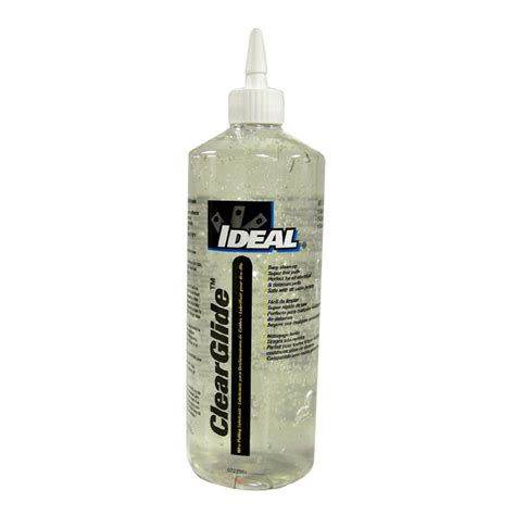 Shop undefined Ideal 31-388 ClearGlide Wire Pulling Lubricant- 1-Quart Squeeze Bottle at Lowe's.com. Clear and colorless for quick and easy clean-upExceptional lubricity for super-fast pullsPolymer-based formula perfect for all electrical and datacom. 