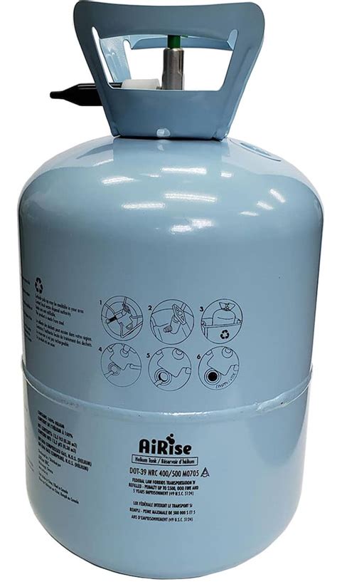 40 cuft Helium Balloon Kit - Steel Cylinder + Regulator with