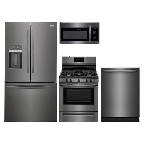 Lowes appliance package deals. Select from various finishes, such as stainless steel, black and white. Other packages include high-end appliances like a French door refrigerator and a wall-mounted hood. Find packages that offer various cooktop types, including electric, gas and induction, depending on your cooking preferences. Check out kitchen appliance package deals at ... 