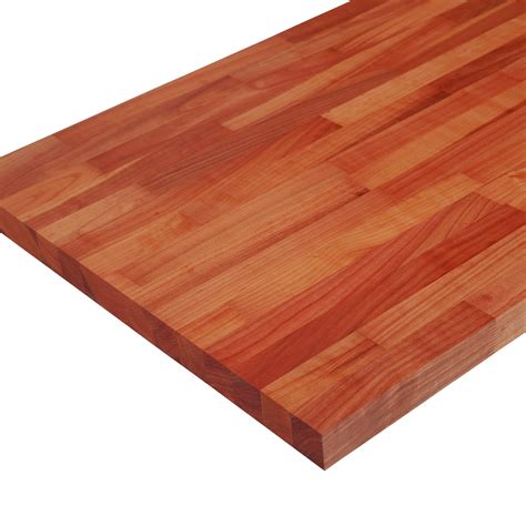 A thin 3/4-inch thick butcher block countertop in maple w