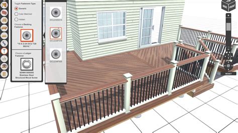 This free decking software is well worth a look at! 7. Dek-Vision by Duradek. This free software is the best tool around for visualizing vinyl decking plans. It’s easy to use, intuitive to figure out, and loads quickly. This deck makeover tool really brings your deck construction to life. . 