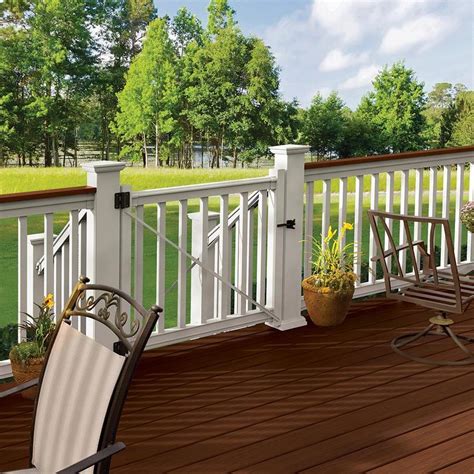This 36 in. deck gate can be paired with most wood, vinyl, metal or c
