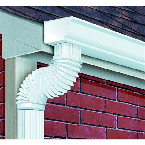 Amerimax. 4.5-in x 9-in White K Style Gutter End with Drop