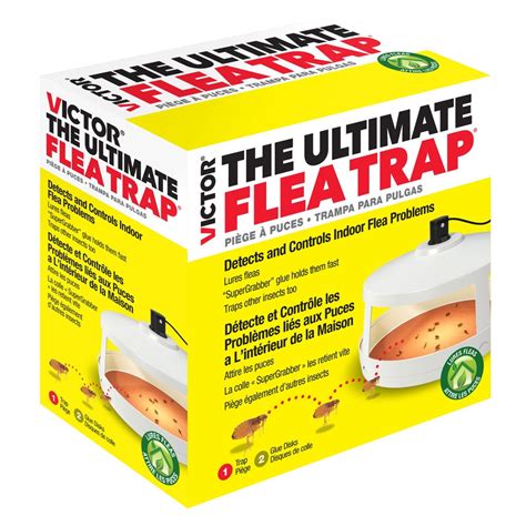 Lowes flea trap. The Victor Ultimate Flea Trap controls indoor flea problems with a 93% catch rate, helping you keep your family and pets safe from these pests. The trap is designed to catch fleas and even lure them out of upholstery up to 30ft away. The trap can be used time and time again with the Ultimate Flea Trap Refills. 