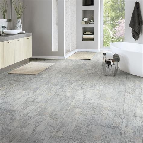 Shop Armstrong Flooring Harbor Gray 2.6-mil x