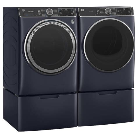 Dimensions: 27" W x 32" D x 38" H. Stackable: Yes. High Efficiency: Yes. Find My Store. for pricing and availability. Electrolux. 2.4-cu ft High Efficiency Stackable Steam Cycle Front-Load Washer (White) ENERGY STAR. Shop the Collection. Model # ELFW4222AW.. Lowes front load washer dryer set