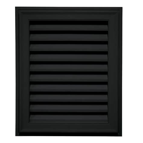 Shop Gibraltar Building Products 12.25-in x 18.25-in White Rectangle Steel Gable Vent in the Gable Vents department at Lowe's.com. Gable louvers help provide attic ventilation to exhaust unwanted heat and moisture which can damage wood or roofing materials. A balanced ventilation system.